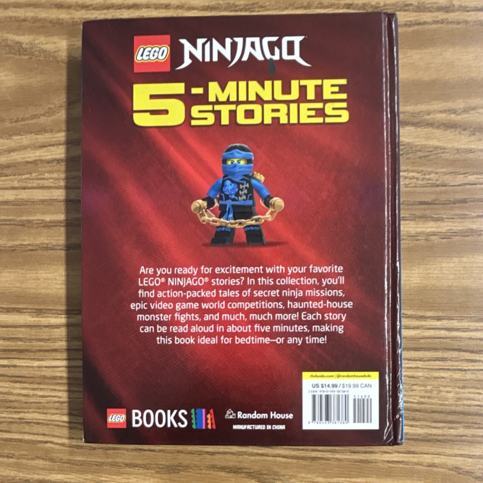 LEGO NINJAGO 5-Minute Stories – Random House Illustrated Hardcover, Ages 4-8