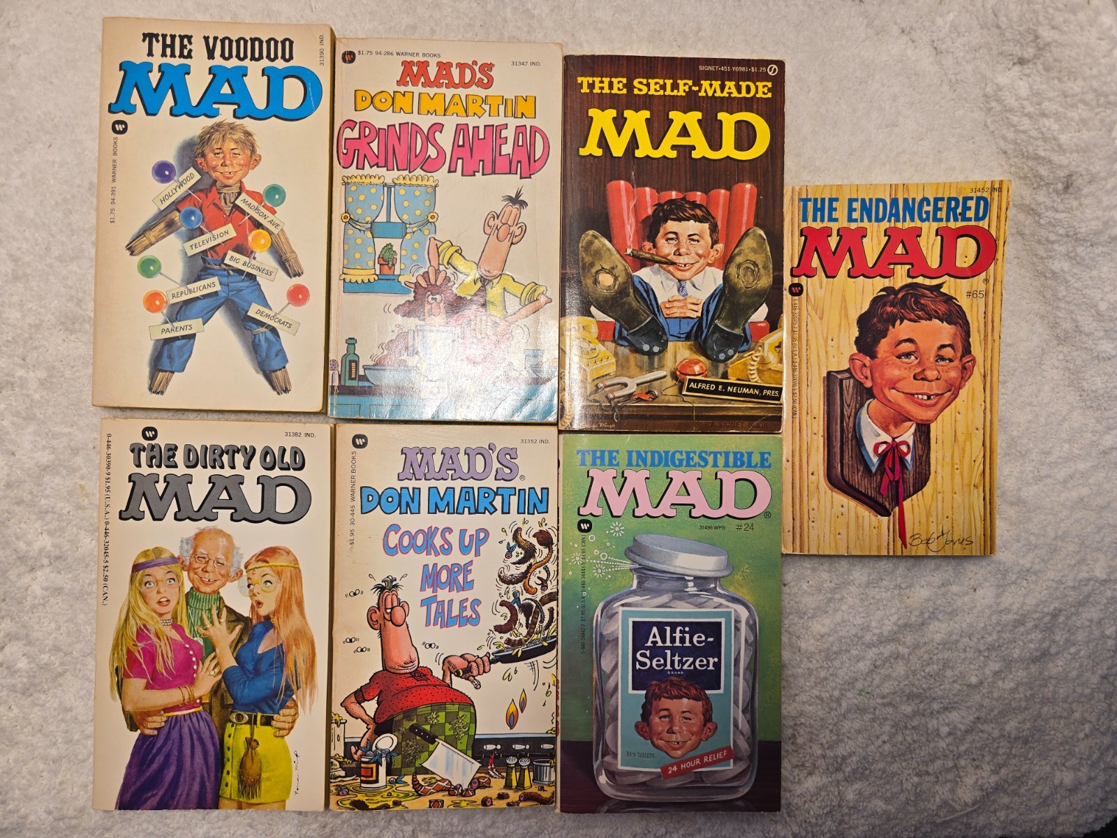 MAD & Mad’s Magazine Paperback Books Bundle Lot of 15 Signet Warner 1960-1980’s