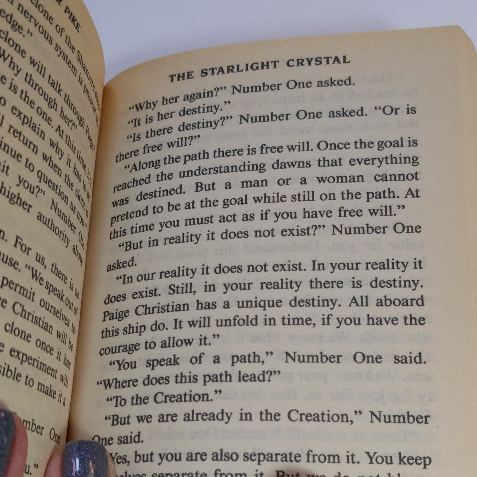 Christopher Pike The Starlight Crystal PB Sci-Fi YA Space/Time Travel 1995