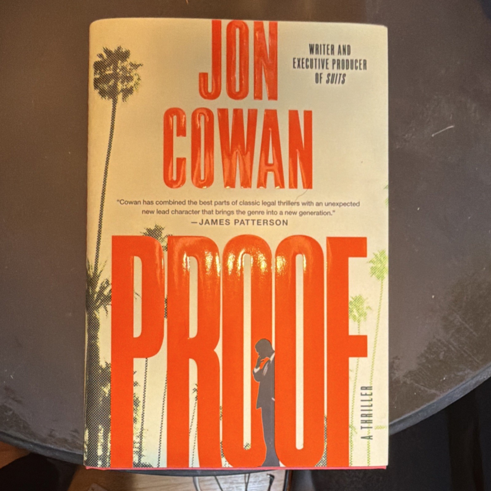Gallery Books Proof by Jon Cowan Hardcover Legal Thriller Crime Novel