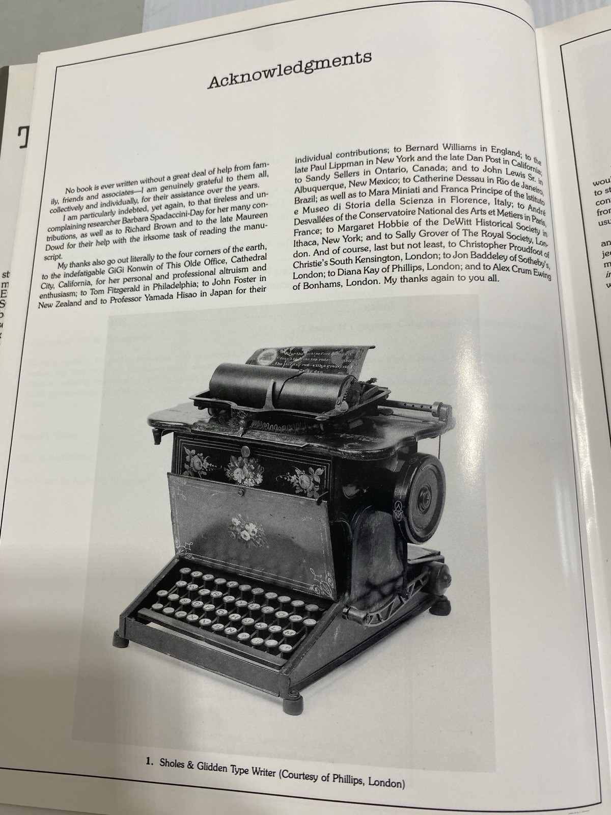 VTG 1997 MICHAEL ADLER ANTIQUE TYPEWRITERS HC BOOK