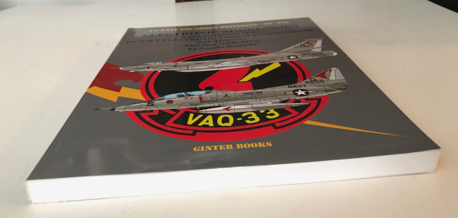 US Navy Squadron Histories 303 Electronic Aggressors PB SIGNED Angelo Romano