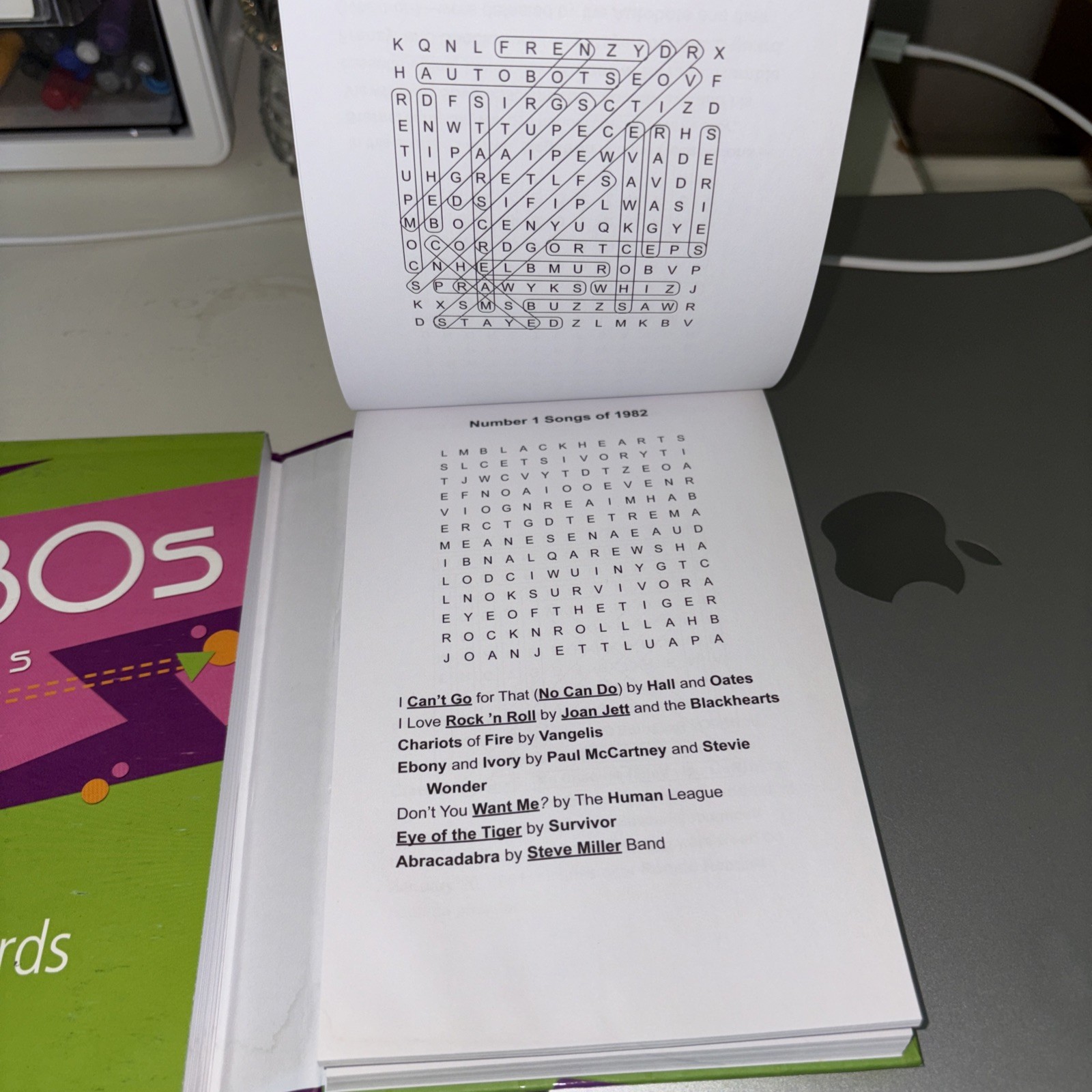 1980s Puzzlers 75 Crosswords 75 Word Searches Barbour Publishing 2011, Hardcover