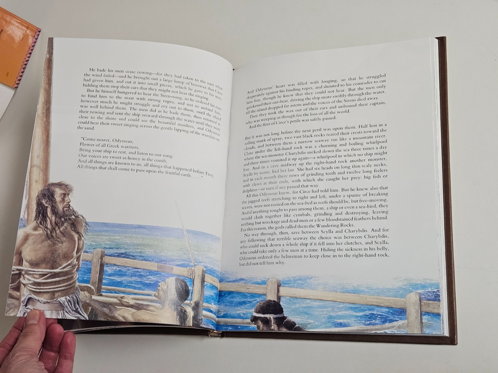 The Wanderings of Odysseus: THE STORY OF THE ODYSSEY Hardcover DUST JACKET 1996