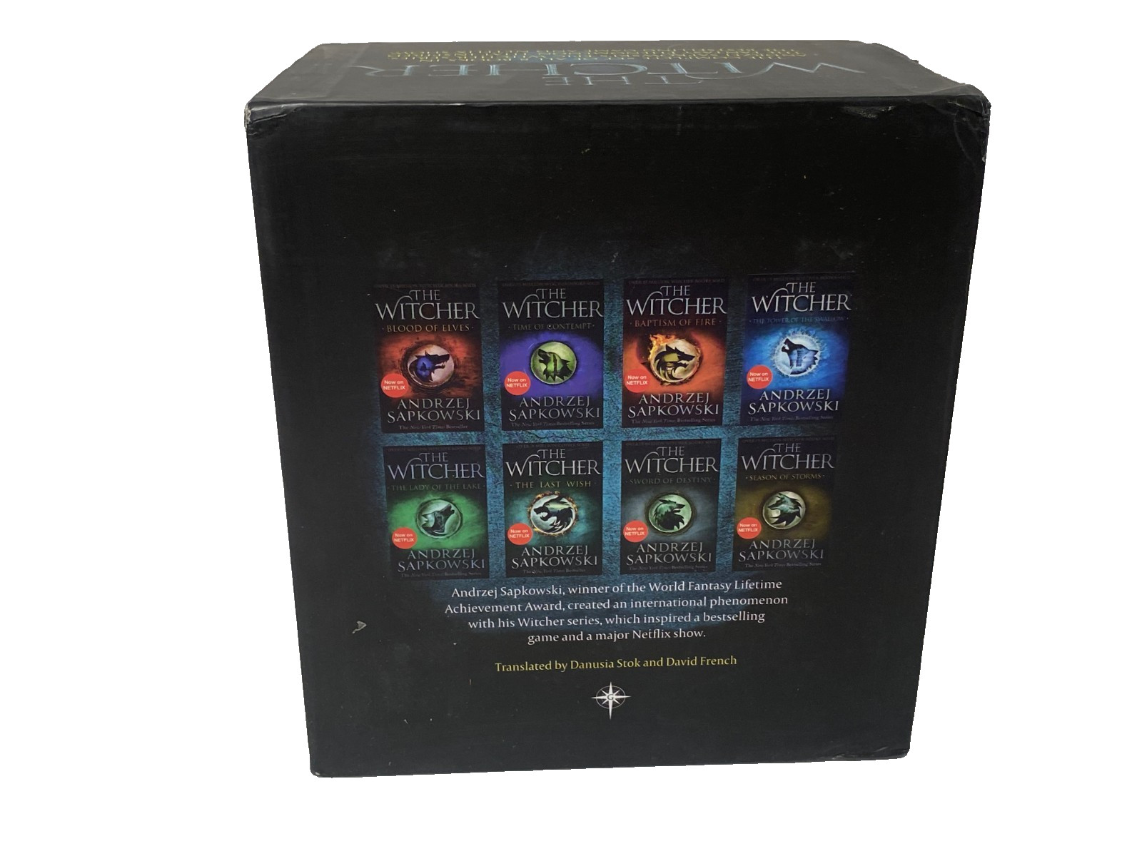 Complete Witcher Series 8 Book Box Set Andrzej Sapkowski Fantasy Collection