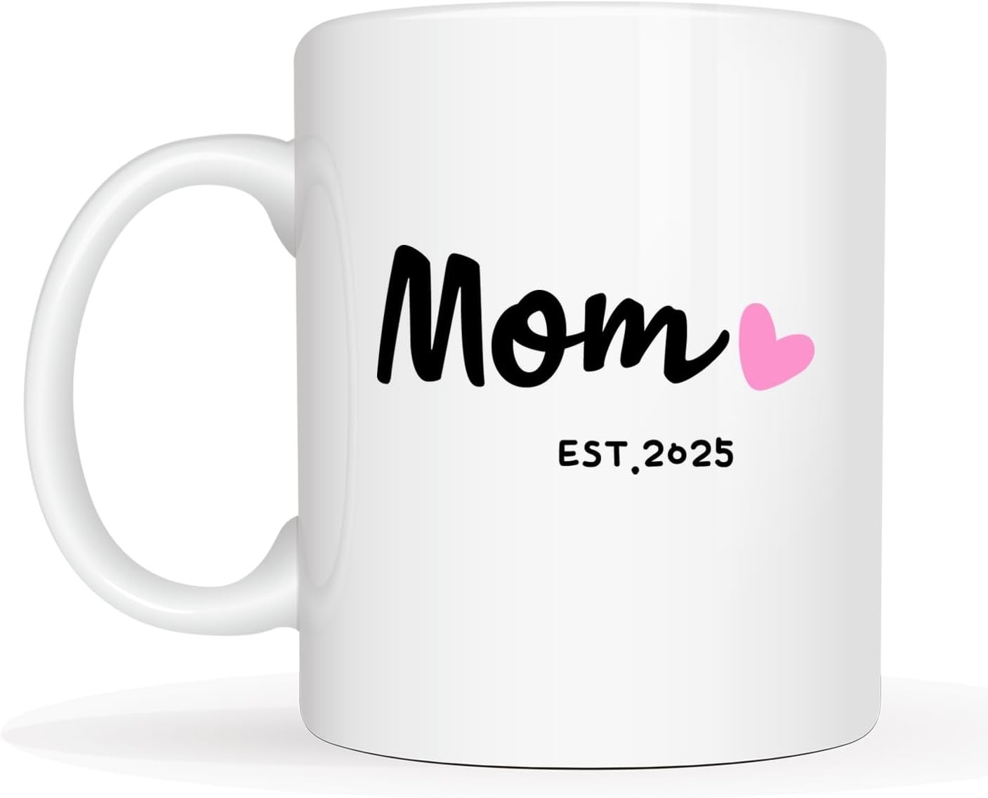 Ceramic Mom Est 2025 Mug – Funny 11 Oz Gift for Mother’s Day or Birthdays