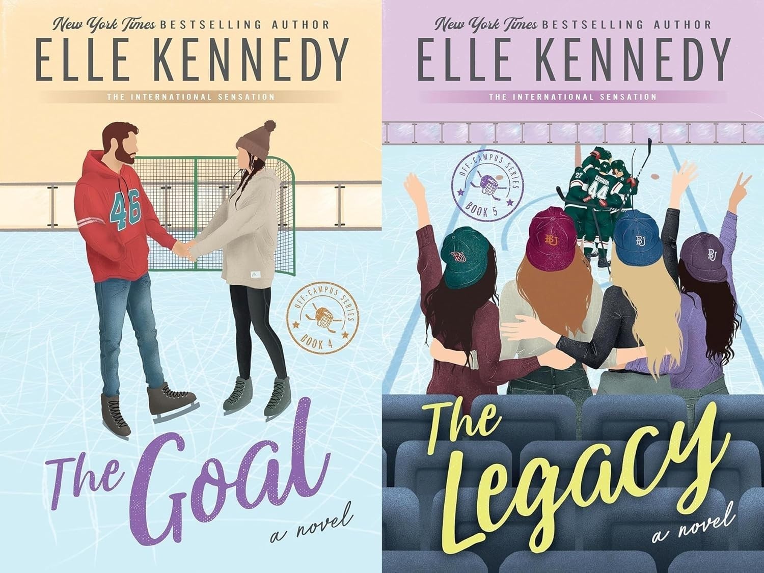 The Goal & The Legacy by Elle Kennedy | Off-Campus Series Books | Paperback