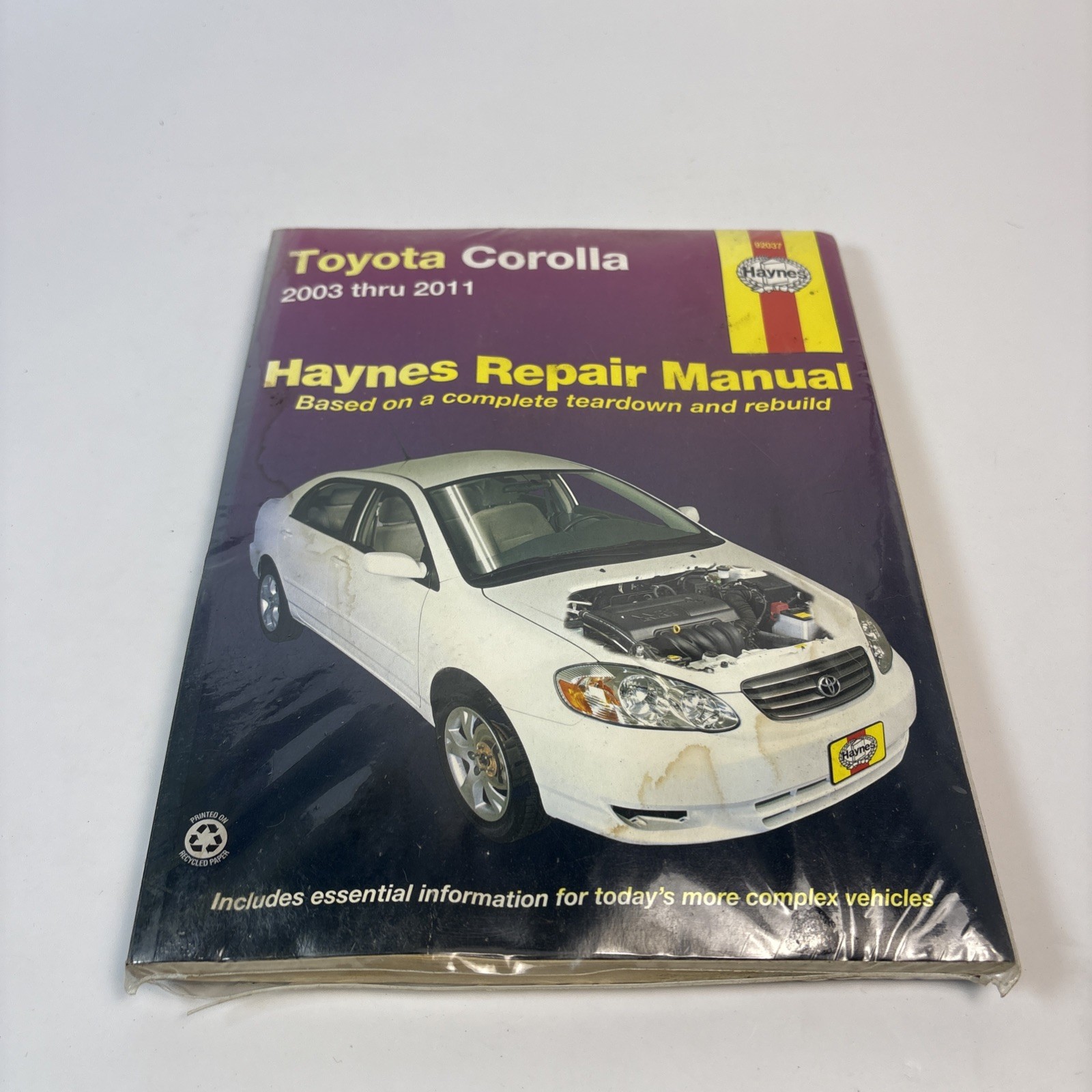 Haynes Toyota Corolla 2003 thru 2011 Service Repair Manual Paperback PB 2012