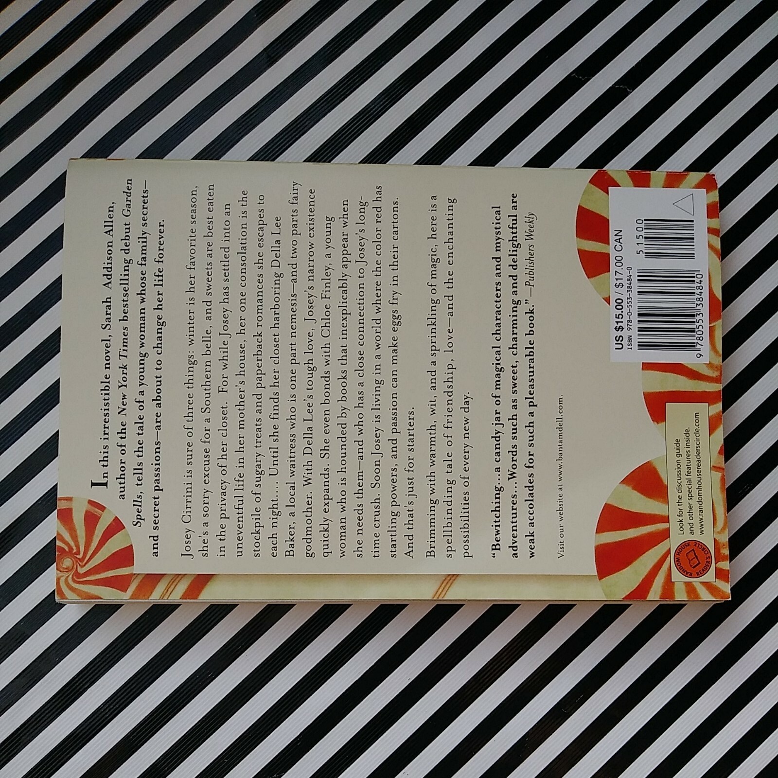 Sugar Queen Sarah Addison Allen Paperback Novel