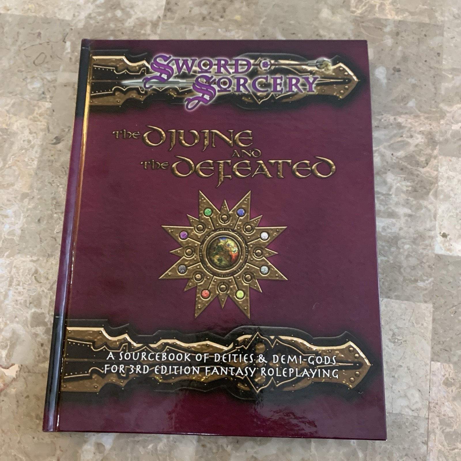 Swords & Sorcery Book Lot The Divine & the Defeated D&D RPG Rulebook Sourcebook!