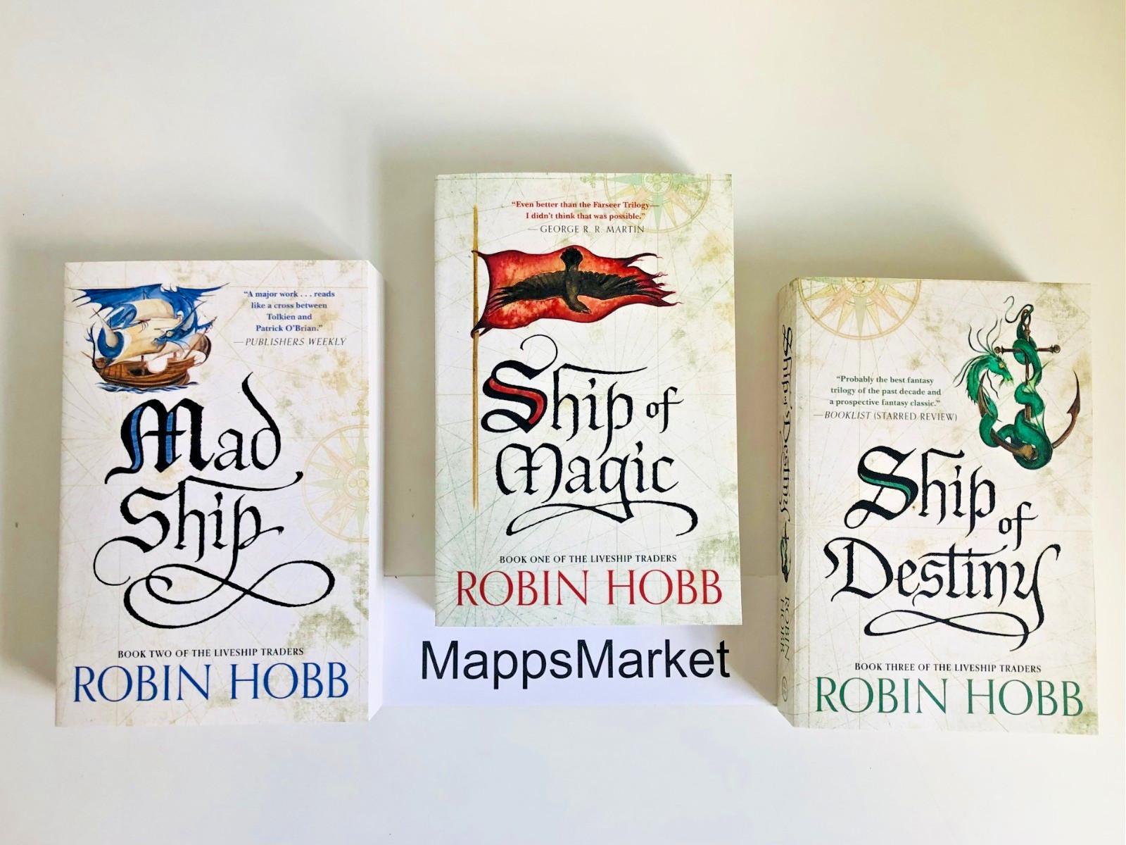 SIGNED Ship of Magic, Mad Ship & Ship of Destiny LIVESHIP TRADERS 1-3 Robin Hobb