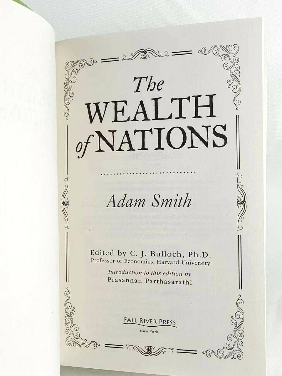 THE WEALTH OF NATIONS Adam Smith Book I to V Faux Leather Flexi Bound Brand NEW