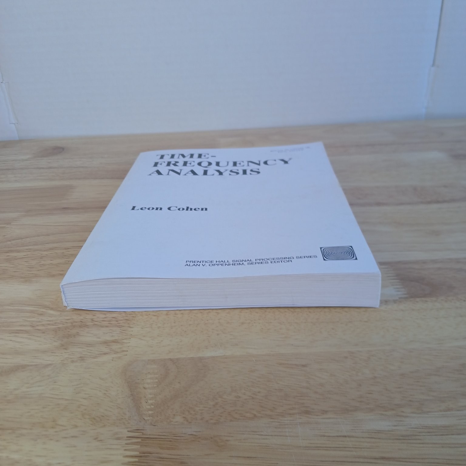 Time-Frequency Analysis Leon Cohen 1995 Signal Processing Prentice Hall
