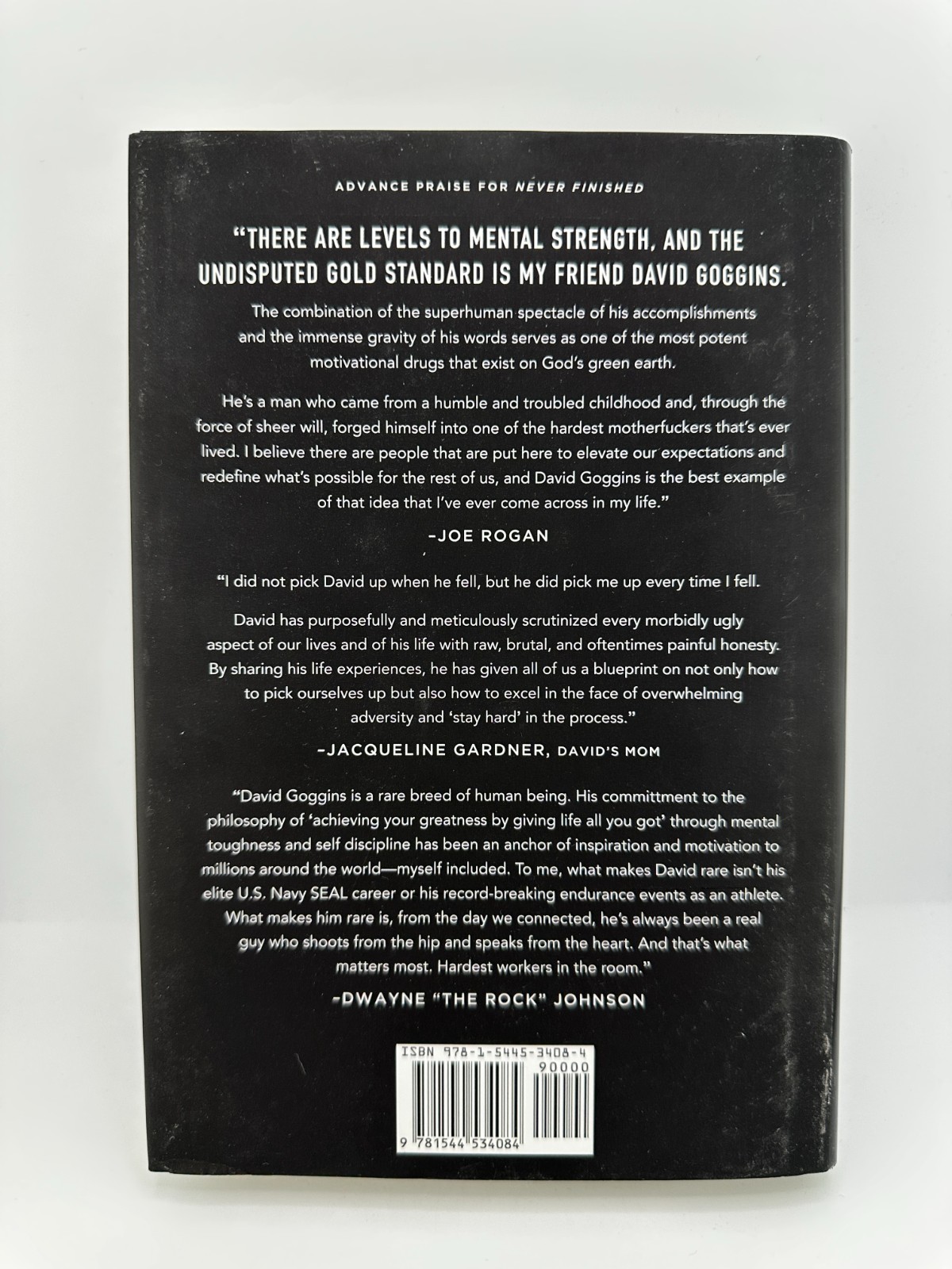 Never Finished David Goggins Hardcover 1st Edition Motivation Self Help Book