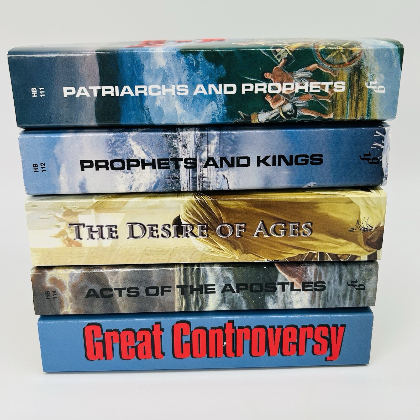 The Conflict of Ages Complete Series #1-5 by Ellen G White Paperbacks Lot of 5