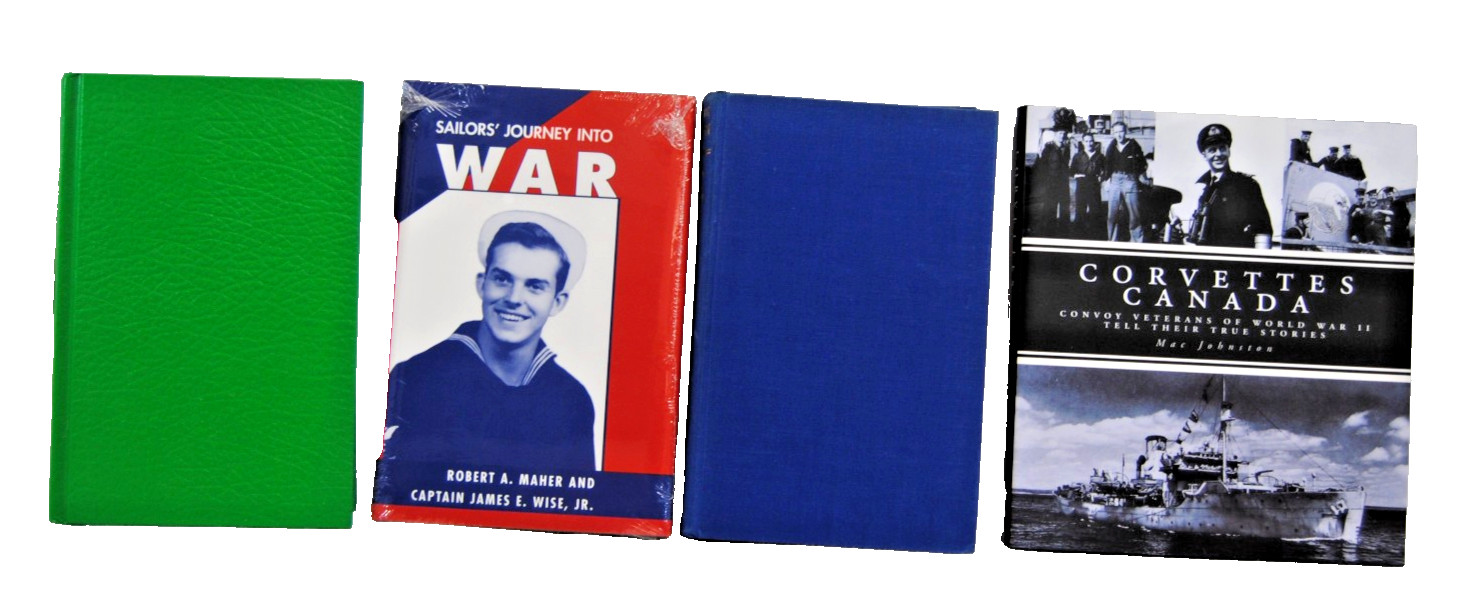 World War I & World War II Biographical Military Books Lot of 4 Assorted T2546
