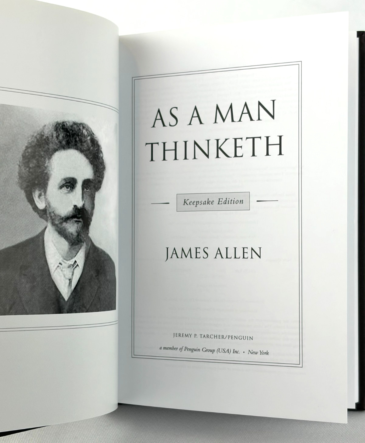 AS A MAN THINKETH Deluxe Keepsake Edition by James Allen Hardcover Brand NEW