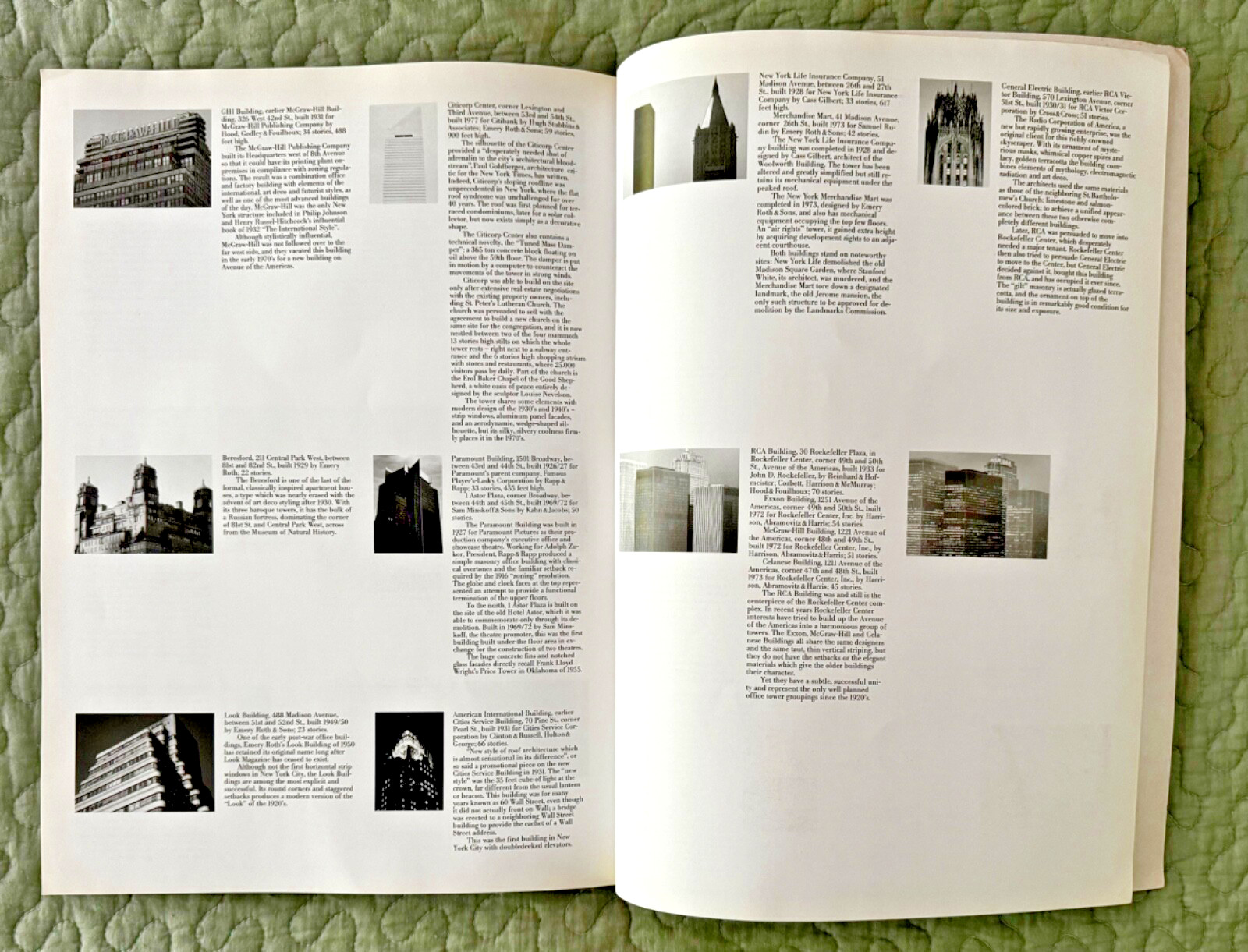New York in Photographs by Reinhart Wolf 2002, trade paperback, 76 pages, NYC