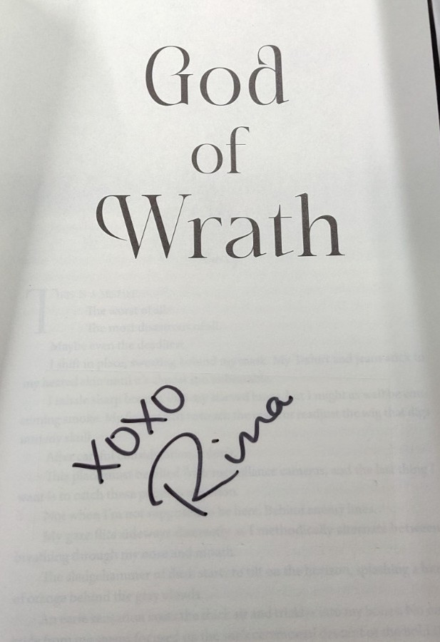God of Wrath and God of Ruin by Rina Kent Books for Days Signed Exclusive Ed. HC