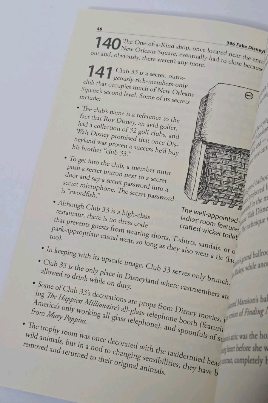 396 Pure, Made-Up Completely Fake Disneyland Facts Book Humor Softcover Disney