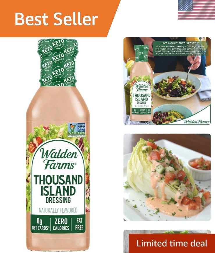 12 oz Keto-Friendly Thousand Island Dressing – Dairy-Free, Low Carb Indulgence