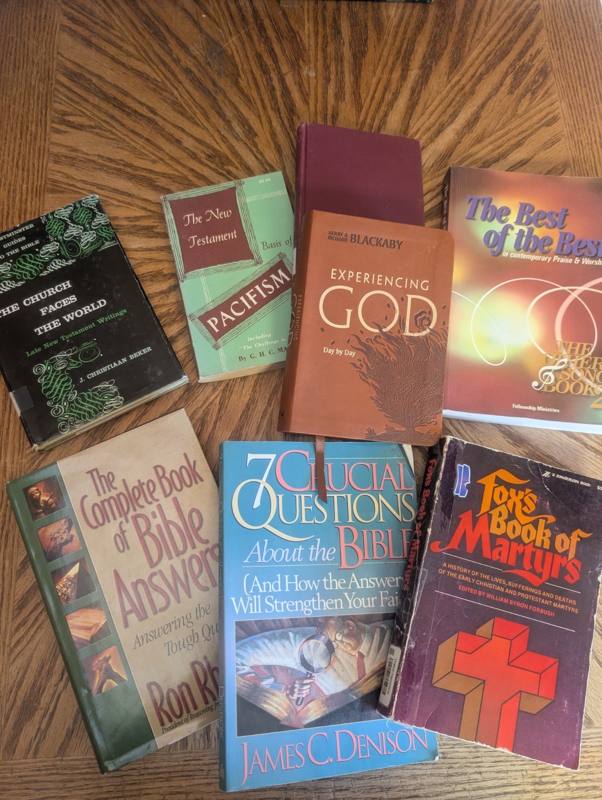 VINTAGE Lot of 5 Pounds Christian Prayer Bible Jesus Theology Pray Books RANDOM