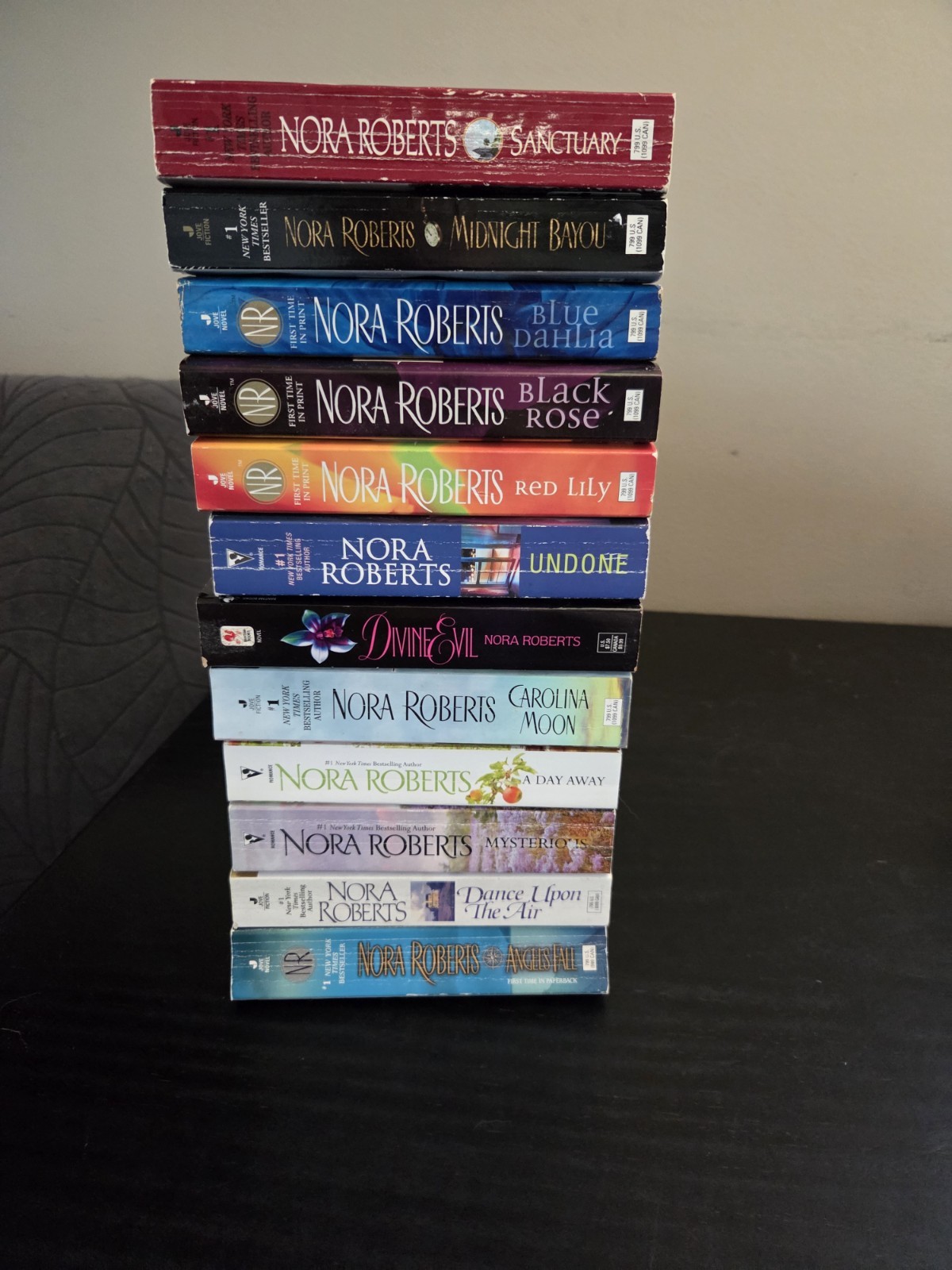 Nora Roberts Lot Of 12 Paperback. Includes Complete Garden Triology PB Romance