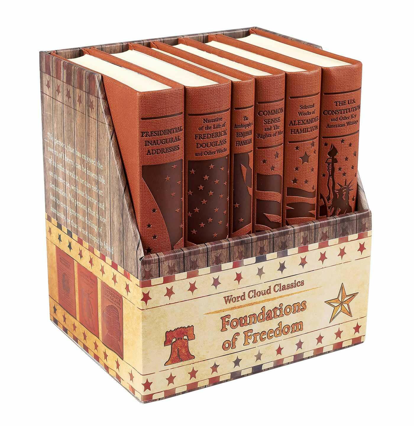 COMMON SENSE, CONSTITUTION, FREDERICK DOUGLASS, FRANKLIN HAMILTON 6 Faux Leather