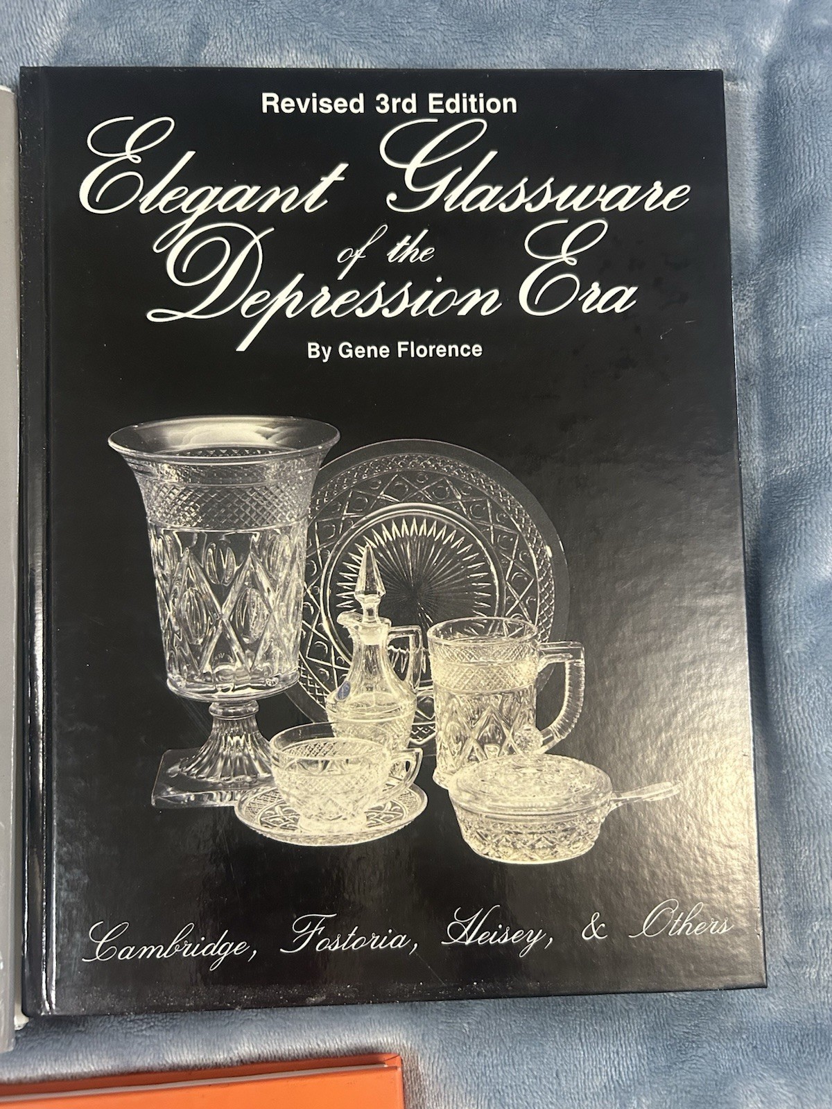 Lot of 5 Vintage Hardcover Glassware Collector Guide Identification Books 1980s