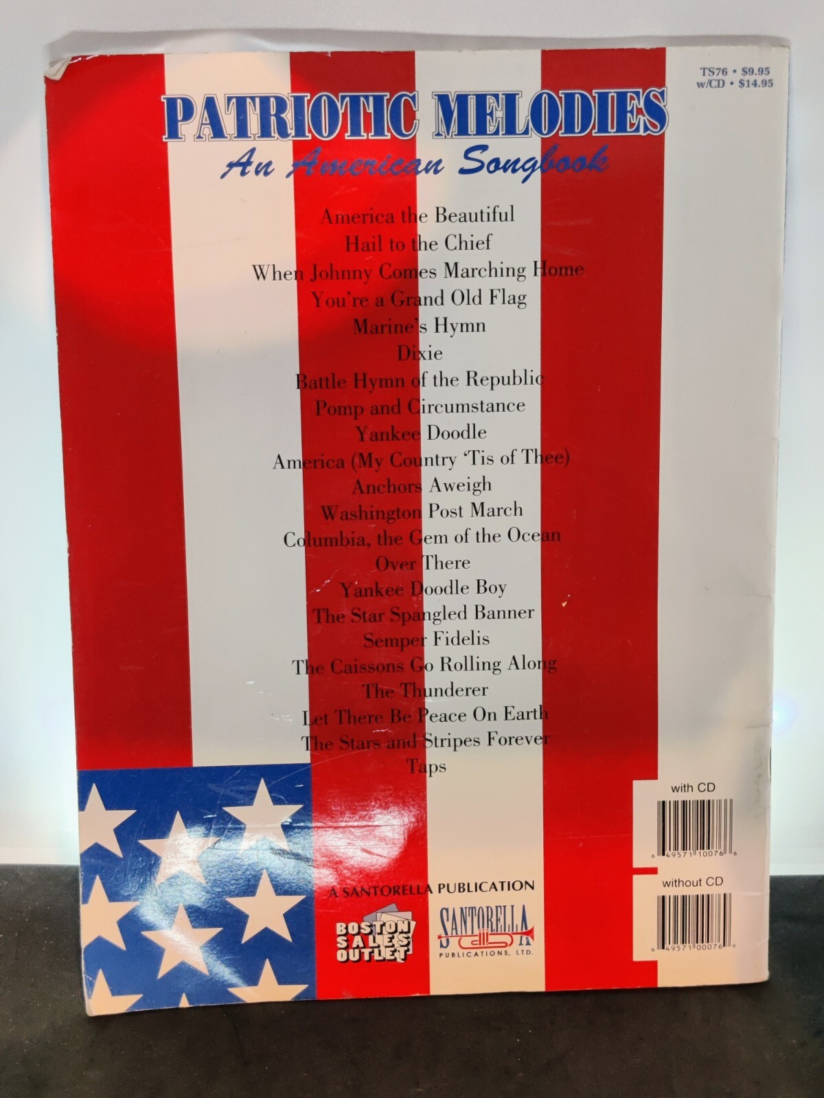 Patriotic Melodies An American Songbook for the Flute, CD included. Free Ship