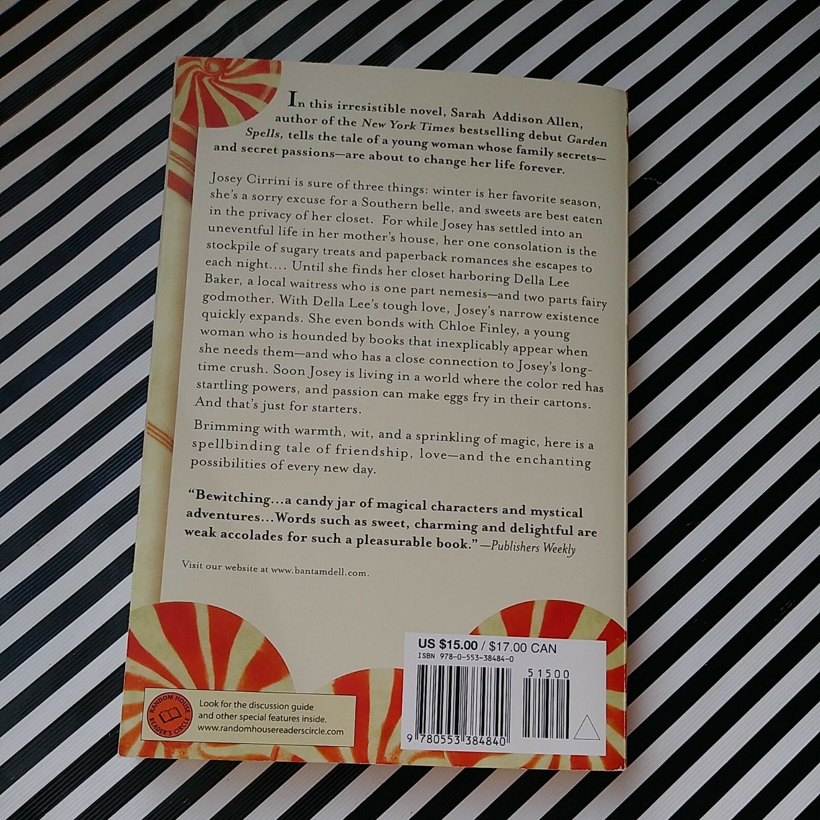 Sugar Queen Sarah Addison Allen Paperback Novel