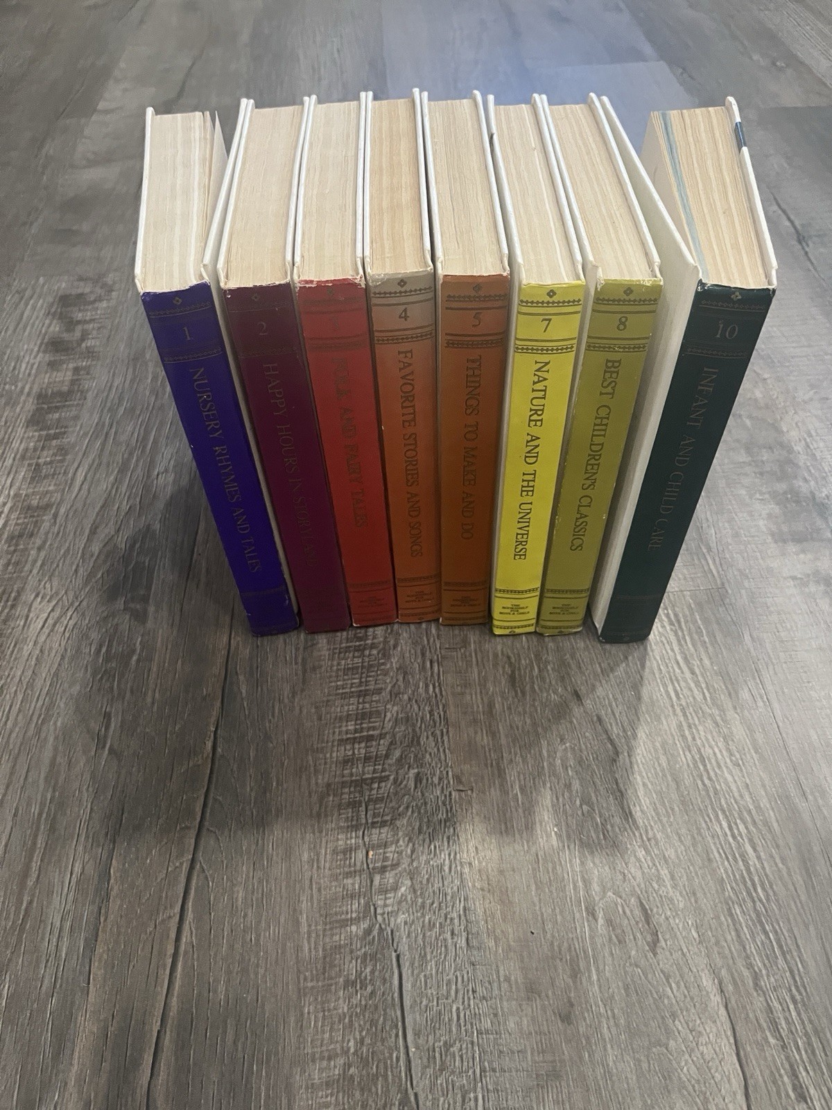 The Bookshelf For Boys And Girls ~ Books 1,2,3,4,5,7,8,9 ,10 HC Set Vintage