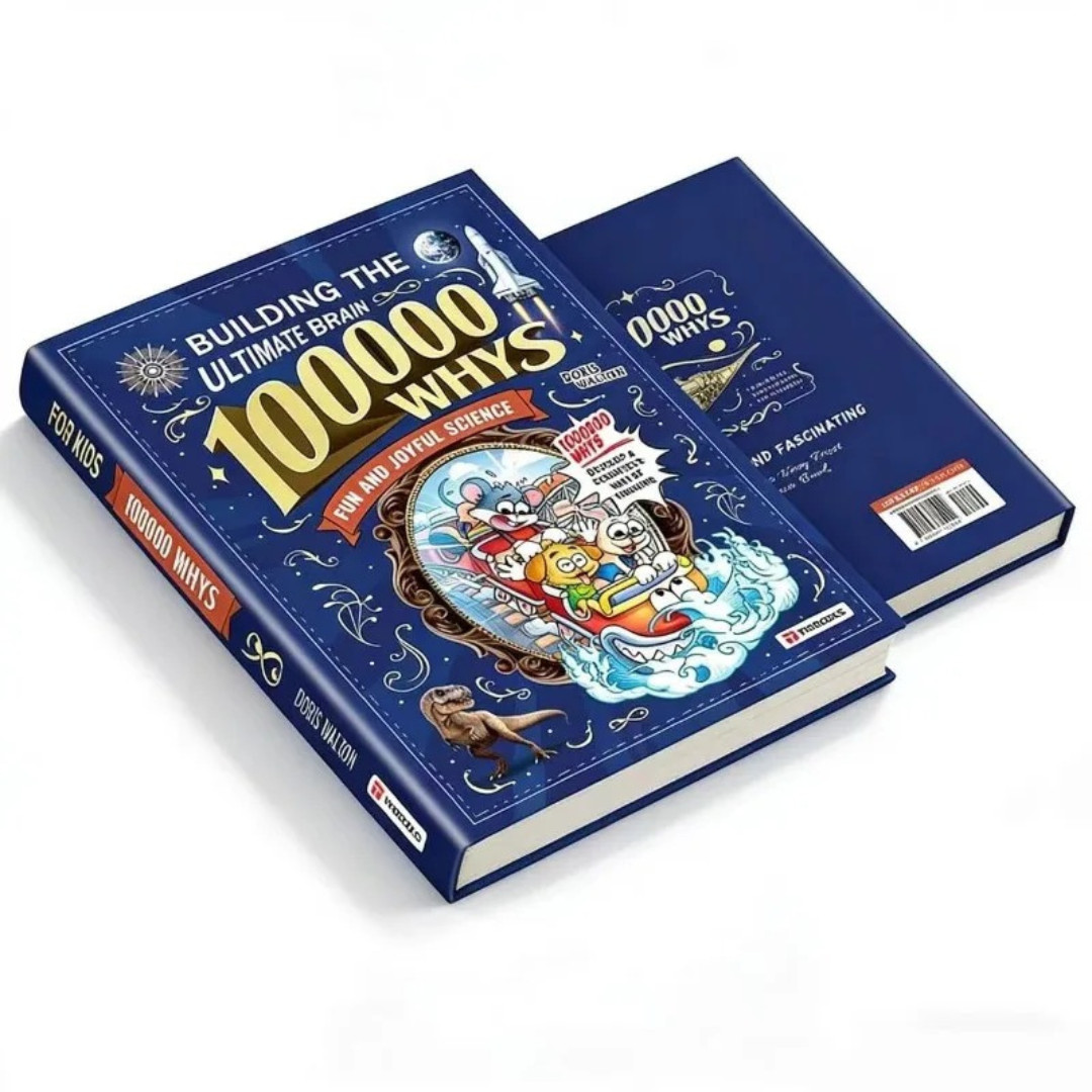 Science Book for Kids 100000 Whys Educational STEM Learning Activity Reading New
