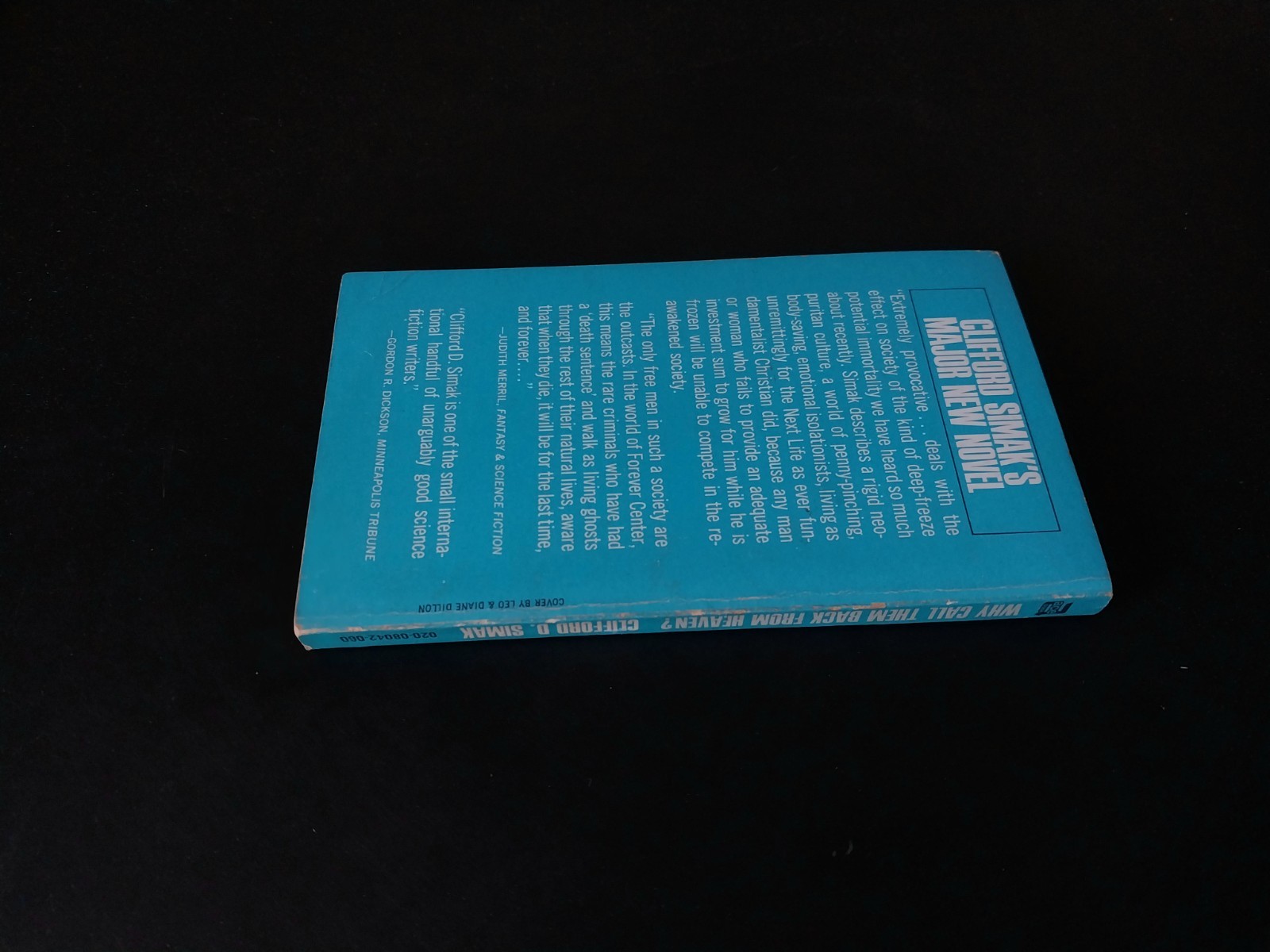 Clifford D. Simak – Why Call Them Back From Heaven? – Ace First Printing 1968