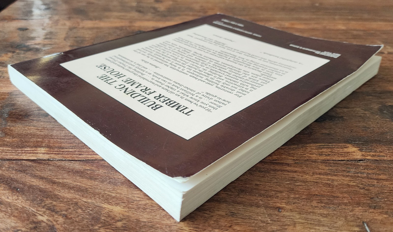 Building The Timber Frame House Book By Tedd Benson The Revival Forgotten Craft