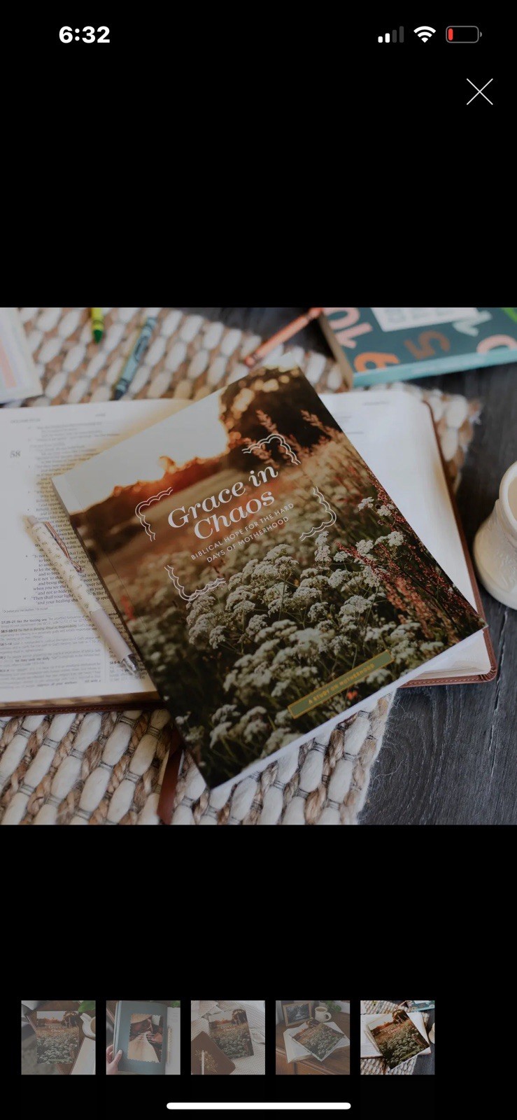 Brand New Grace In Chaos, 5 Week Hope For Hard Days Of Motherhood Bible Study