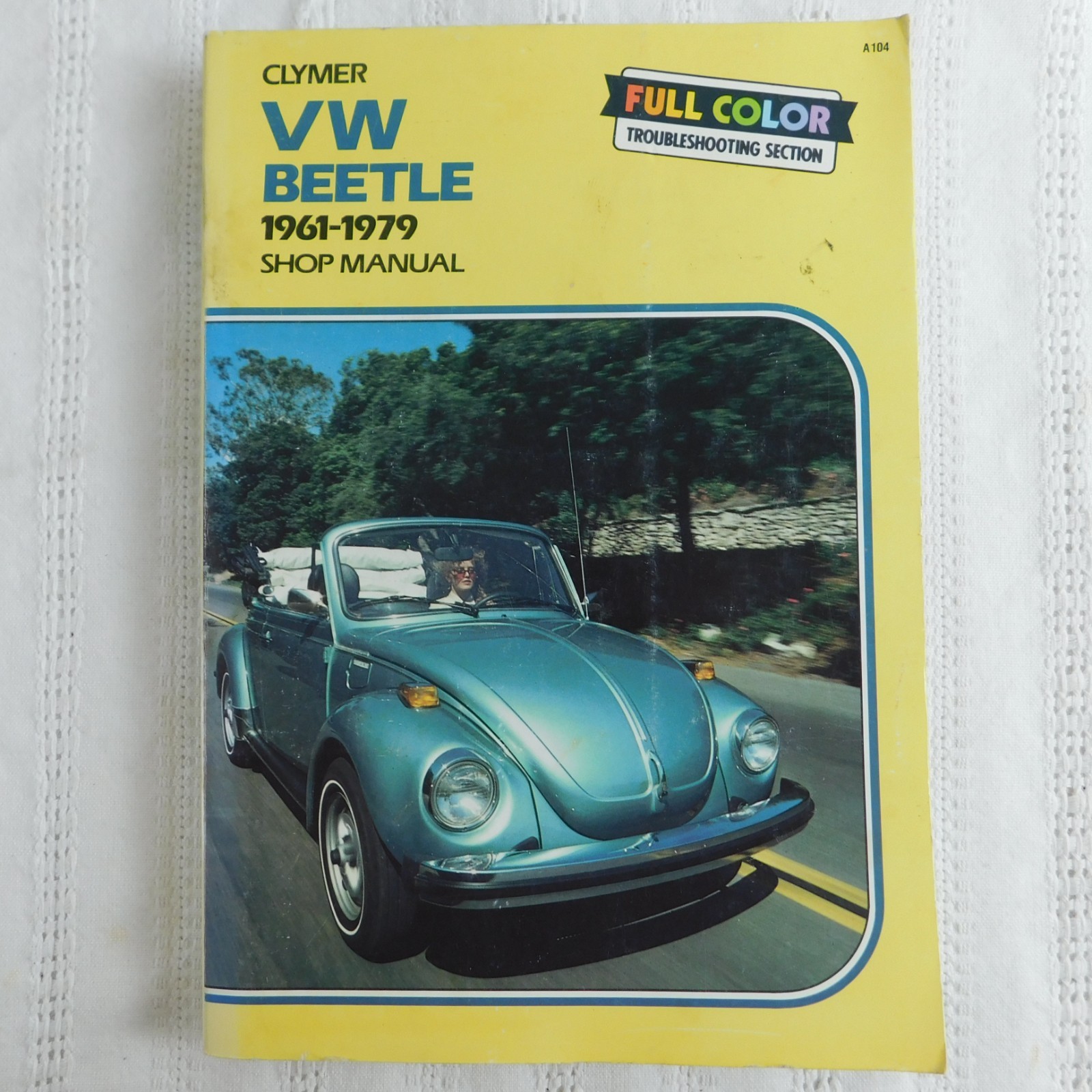 Clymer VW Beetle 1961-1979 Shop Manual (1986 publication) Repair Maintenance EUC