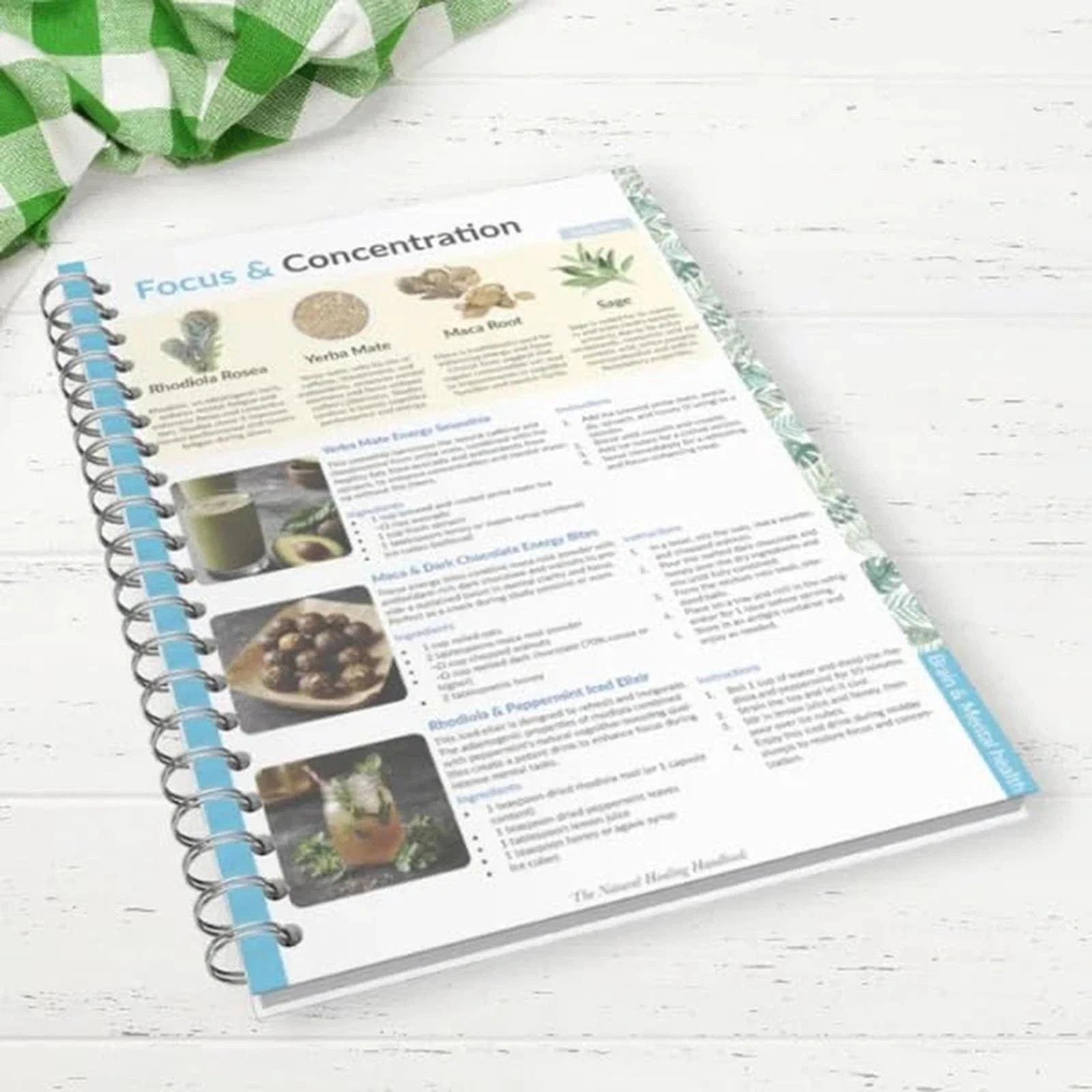 The Natural Healing Handbook – Ancient Herbal Remedies Spiral-Bound Guide