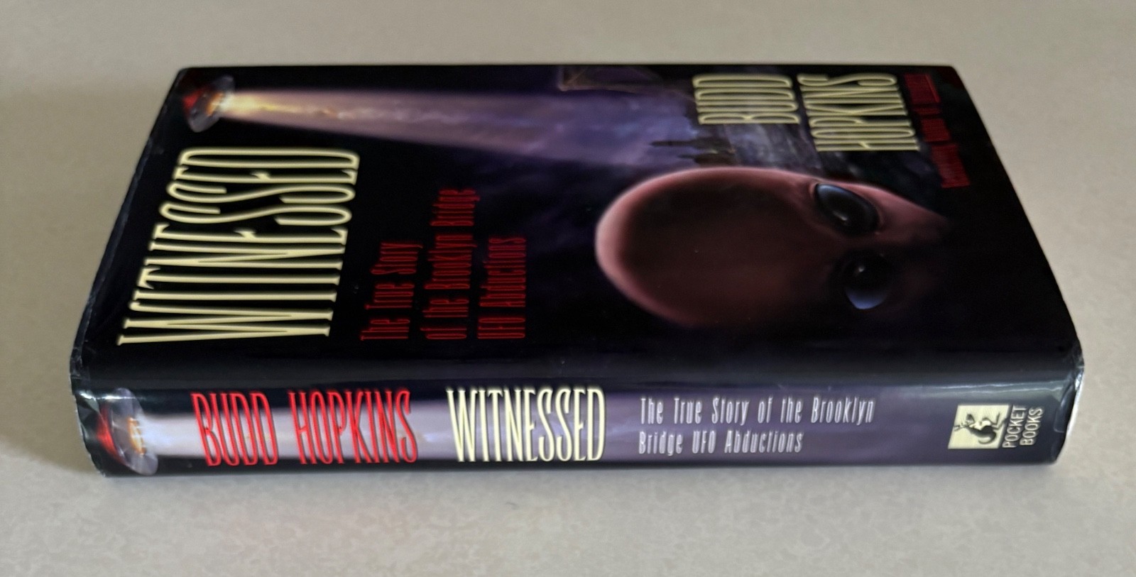 Witnessed: True Story of Brooklyn Bridge UFO Abductions by Budd Hopkins, HC-DJ