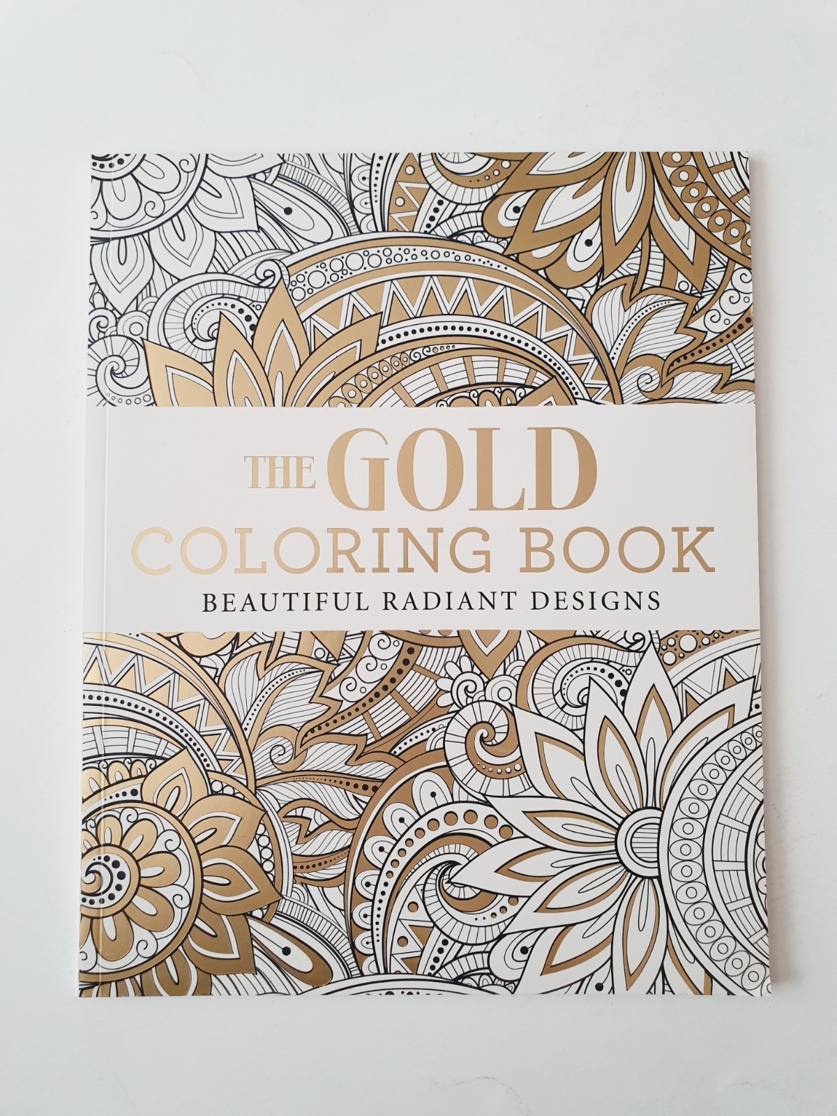 The Gold Coloring Book Beautiful Radiant Designs by Arcturus Publishing
