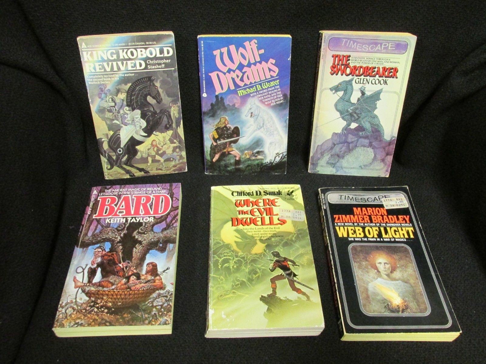 Vintage 1980’s Fantasy Paperback Book Lot of 14 Titles