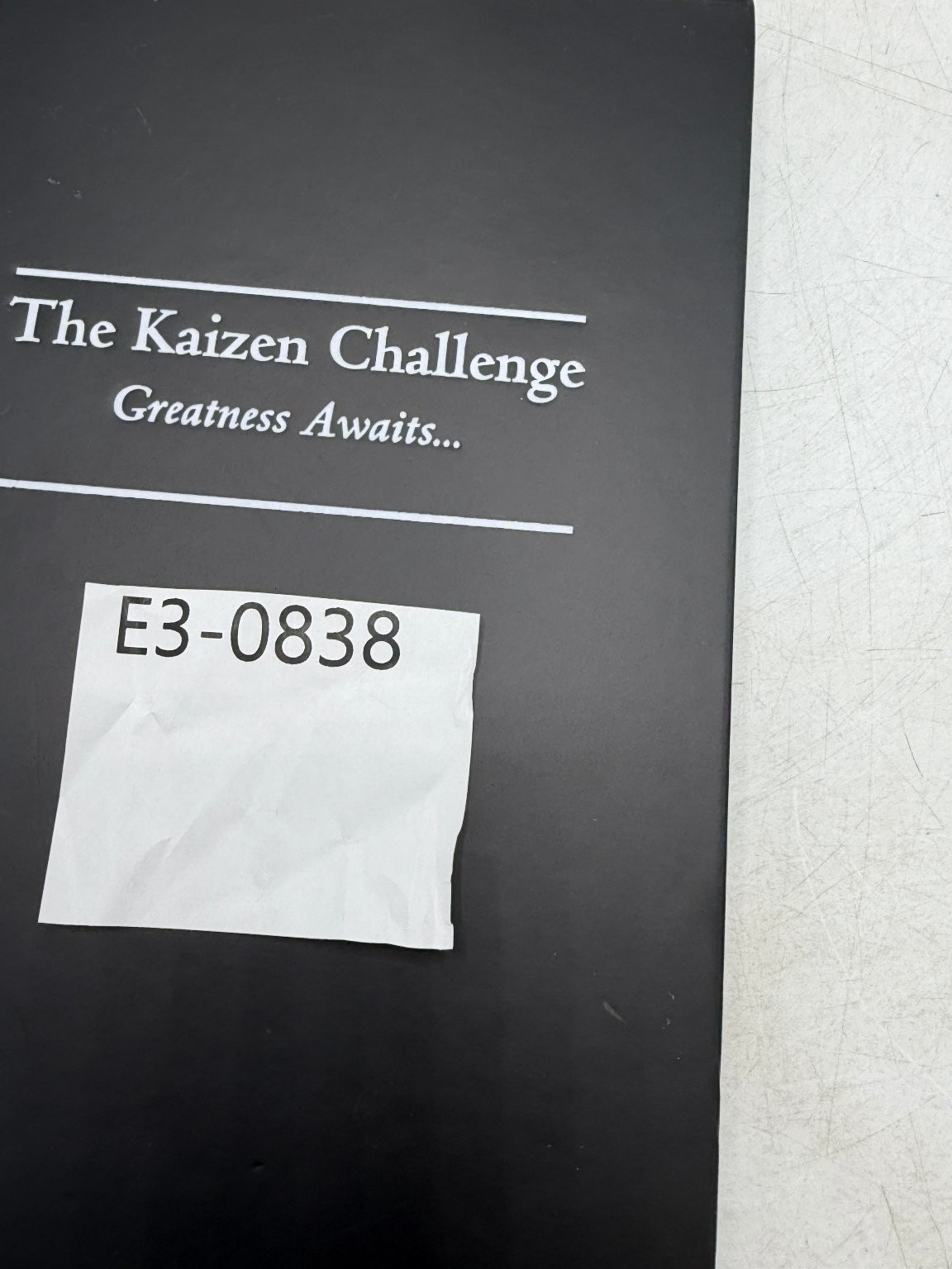 The Kaizen Challenge 2024 Journal Workbook Self-Improvement Hardcover