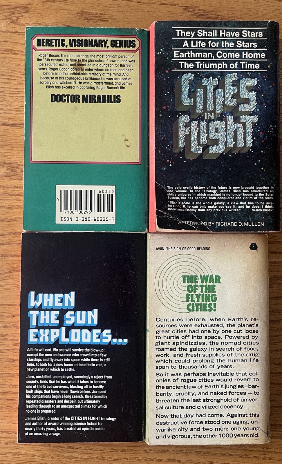 Vintage Lot of 11 PBs by James Blish-Cities in Flight-Earthman-Star Trek