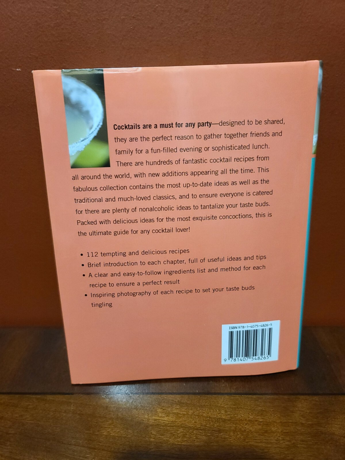 Perfect Cocktails Book a collection of over 100 essential recipes. 240 PAGES