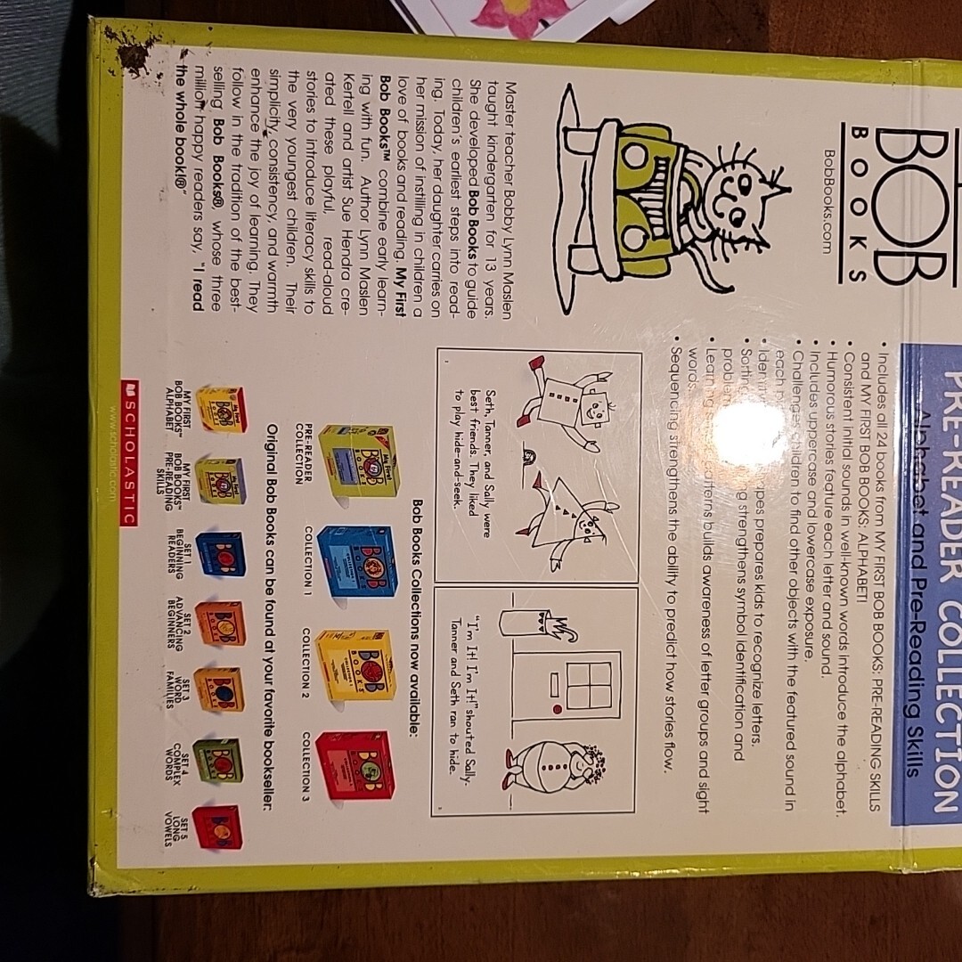 Bob Bks.: My First Bob Books – Alphabet Box Set Phonics, Letter Sounds, Ages…
