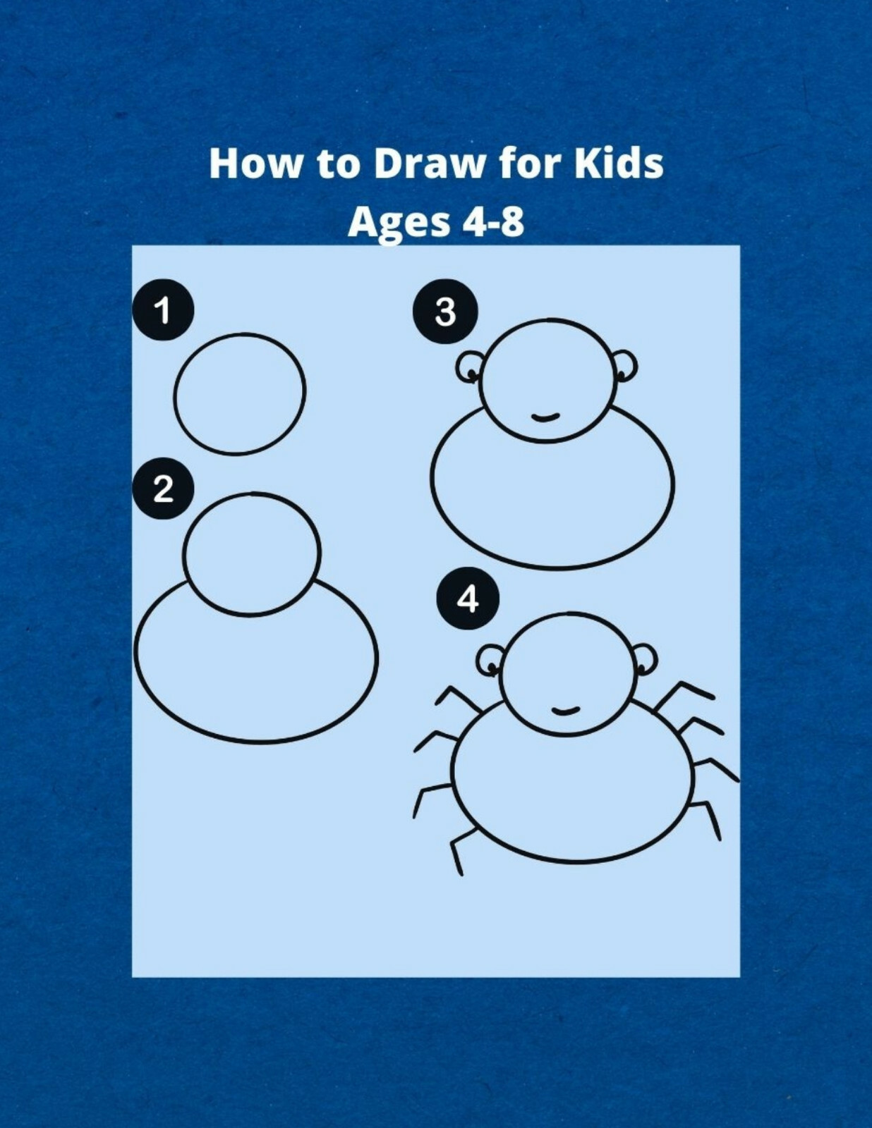 How to Draw for Kids ages 4-8 Simple Step by Step How to Draw Animals