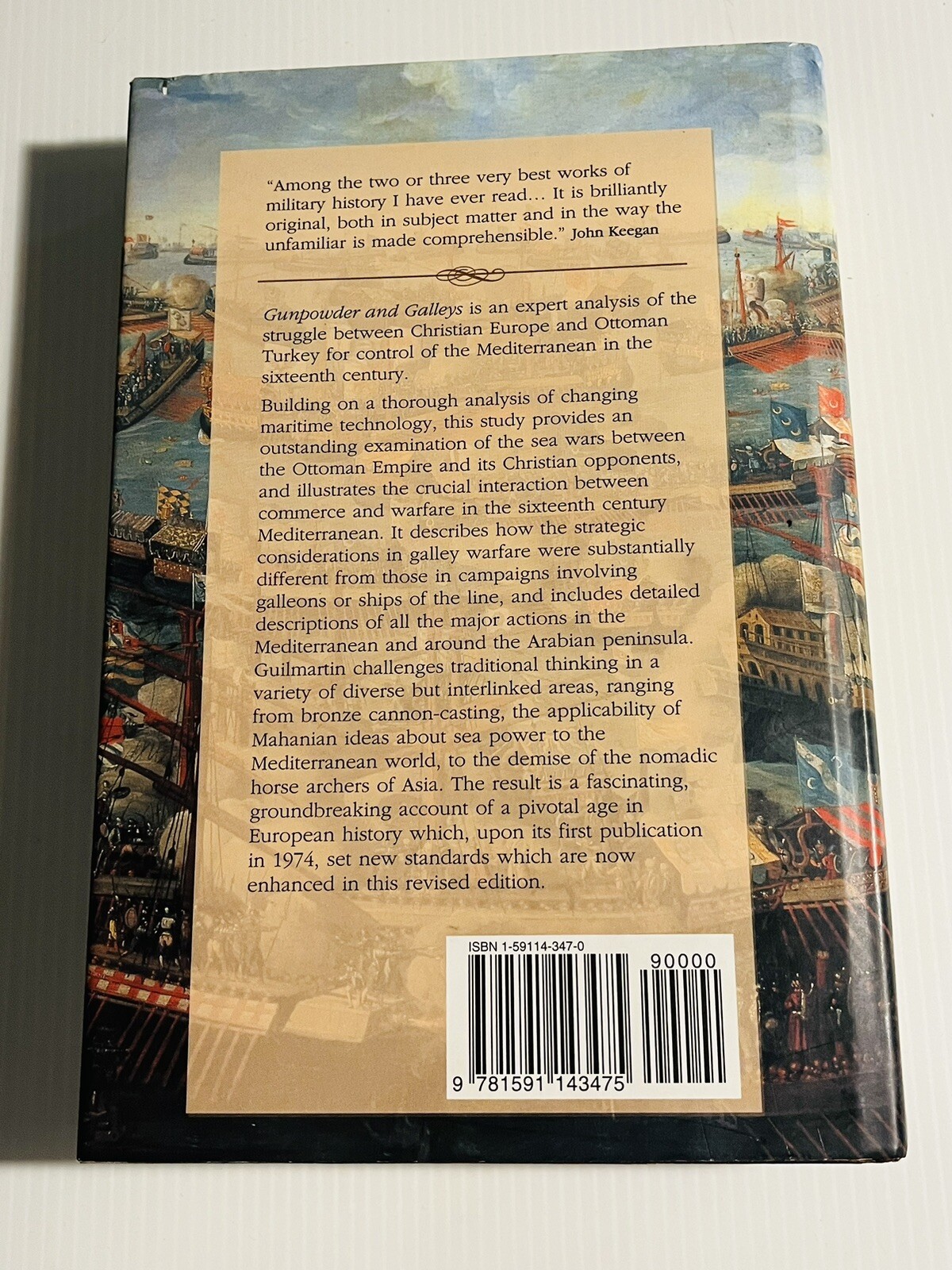 GUNPOWDER & GALLEYS – Mediterranian Warefare John Francis Guilmartin 2003 HC DJ