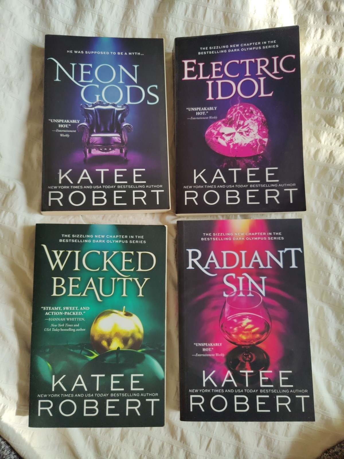Katee Robert Dark Olympus Series 1 2 3 4 Book Set Lot Very Good Like New