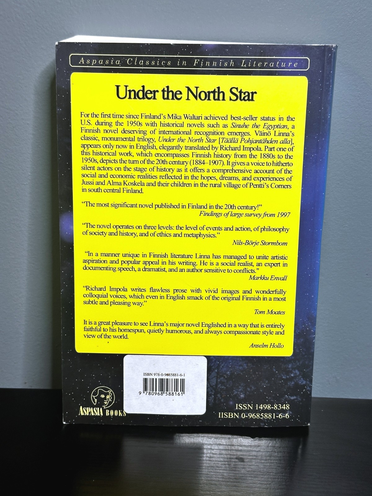 Under the North Star by Vaino Linna (Trade Paperback) Very Good