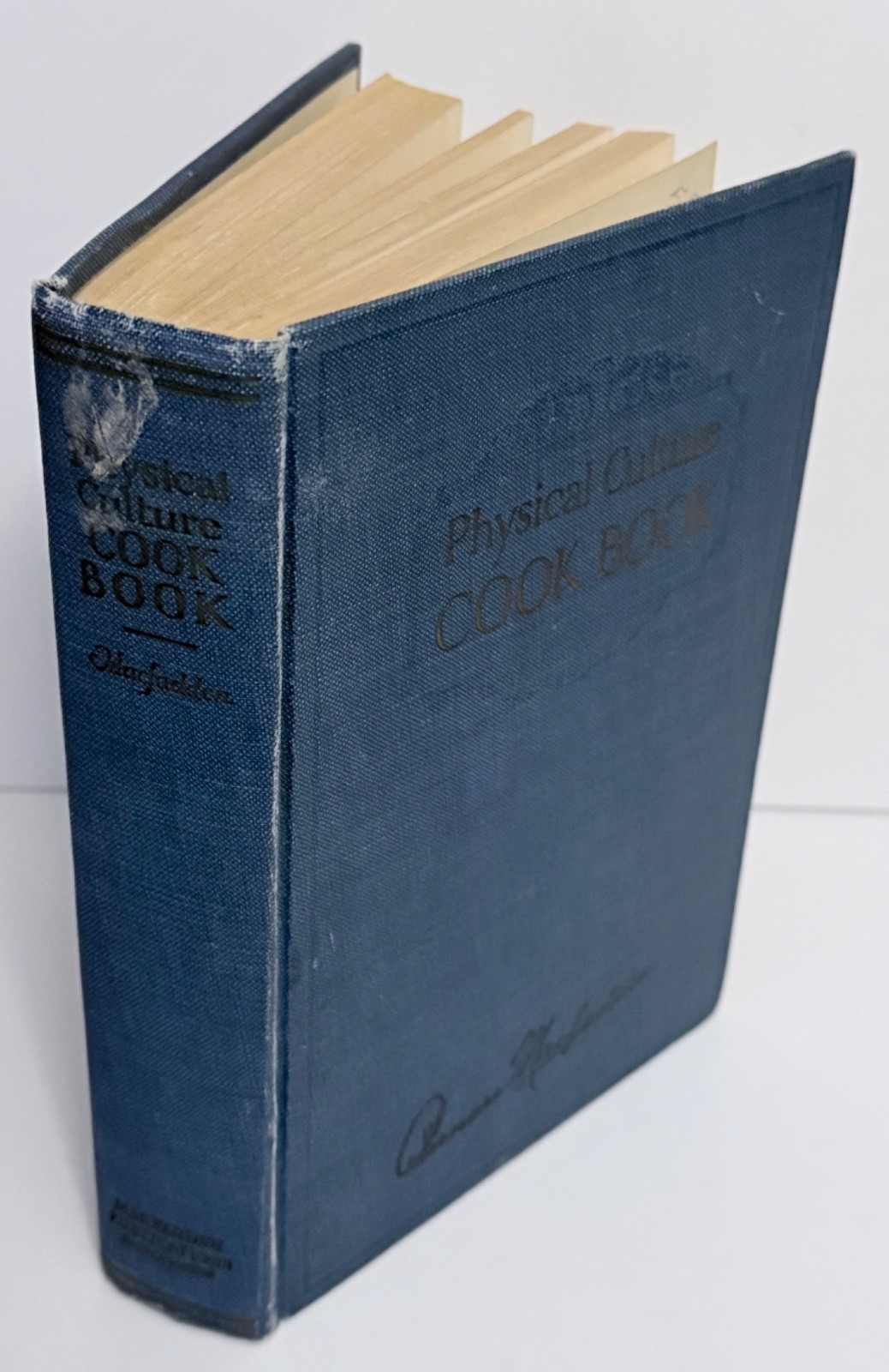 Vintage Physical Culture Cook Book Recipes by Bernarr Macfadden 1926 HC